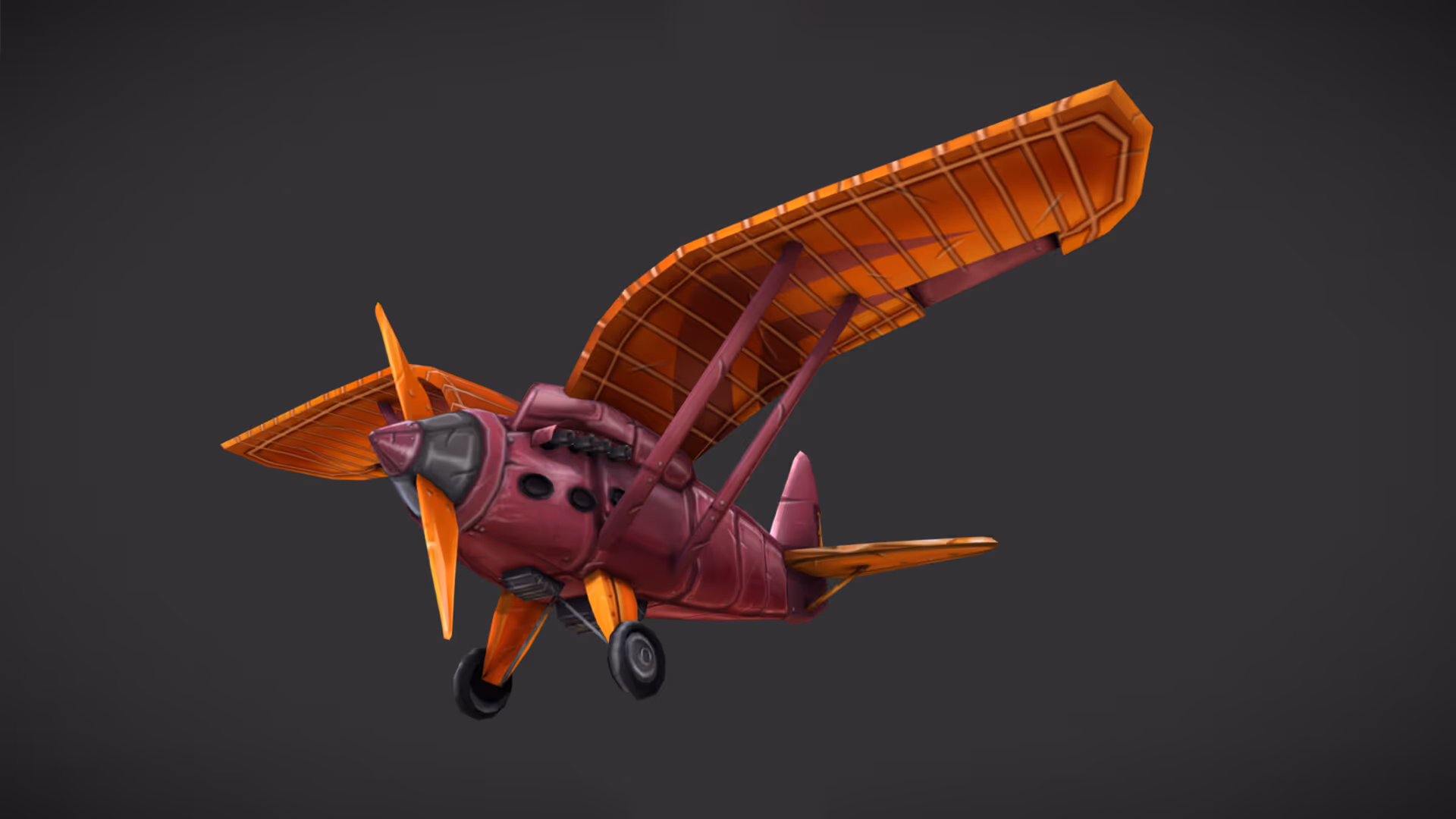 Close-up of the Plane