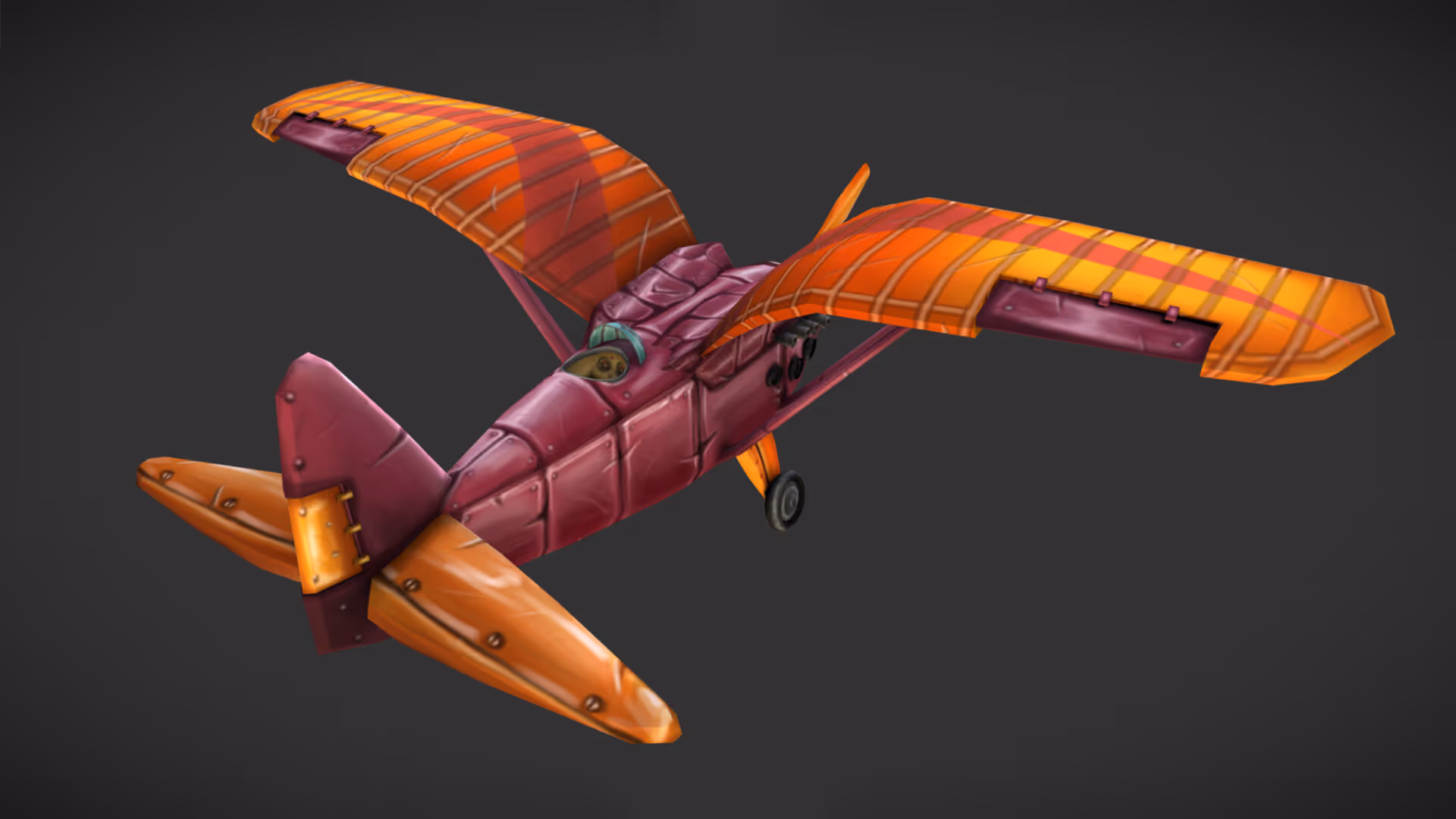 Close-up of the Plane