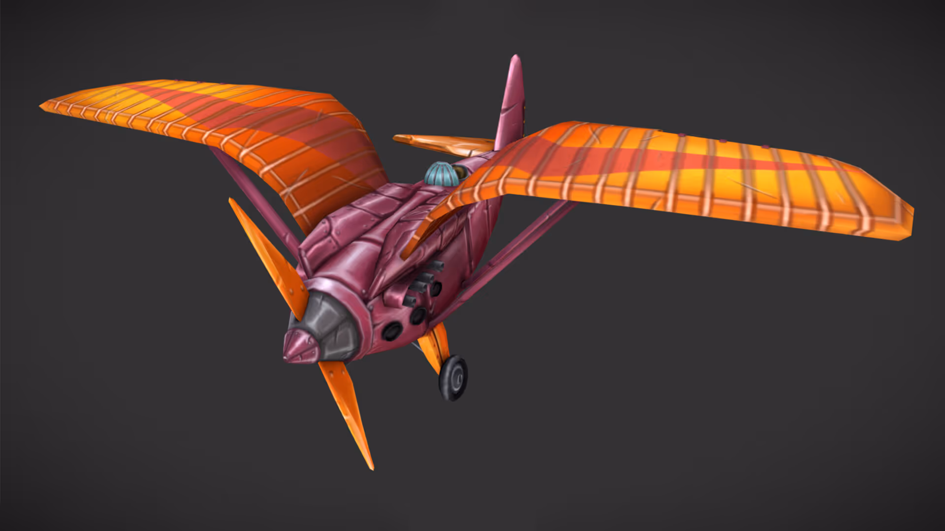 Stylized Plane - Game Art Model