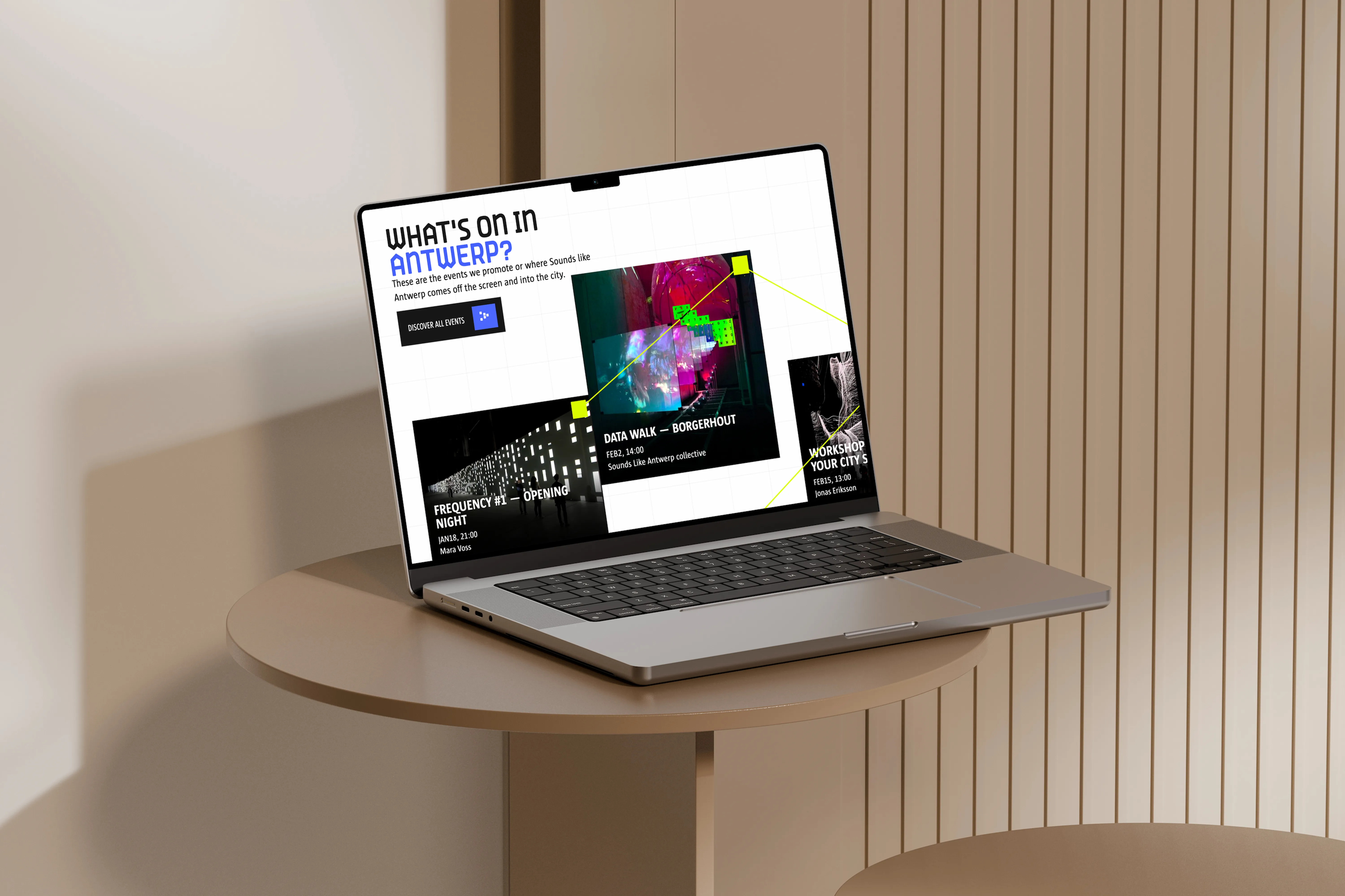 Sounds Like Antwerp website