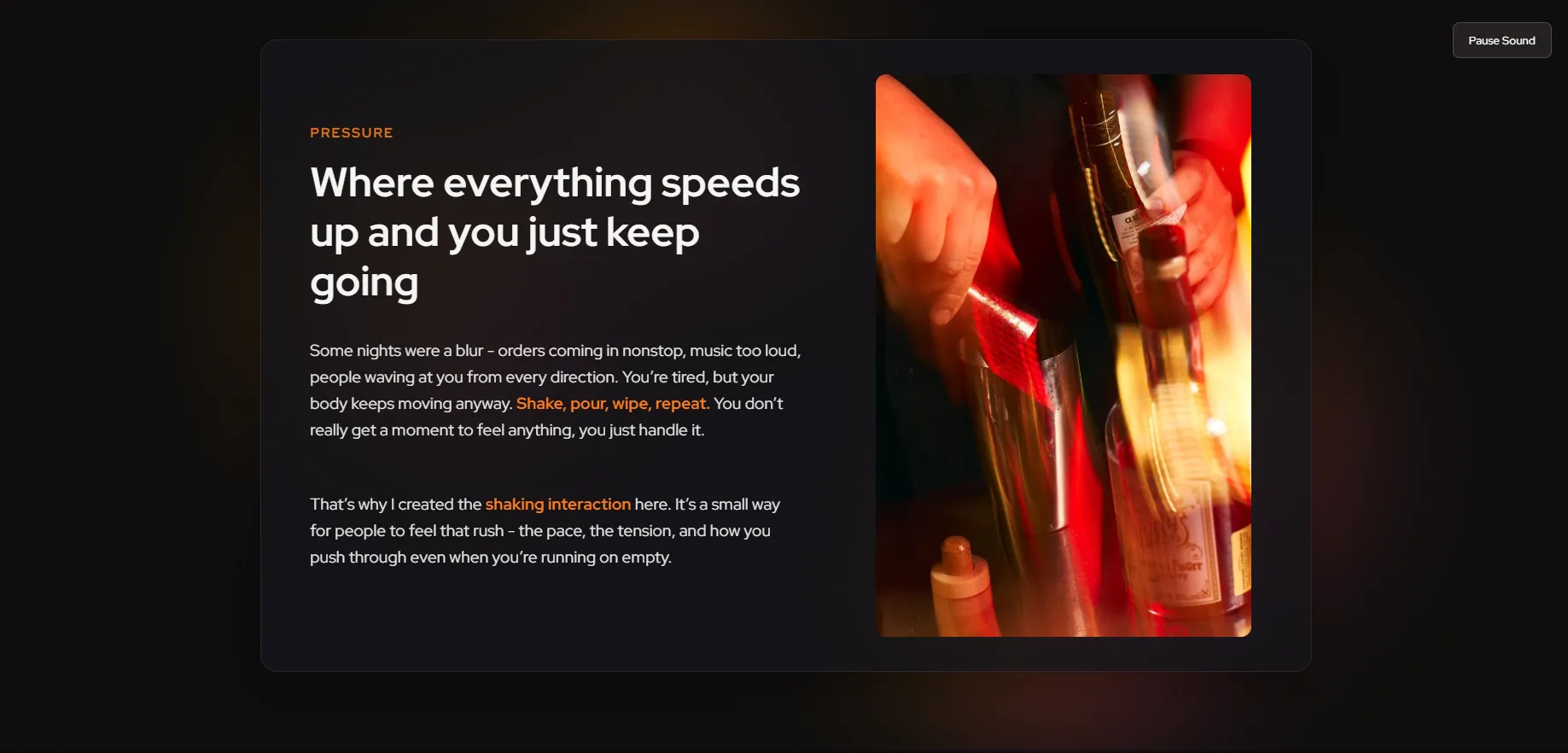 Craft in Motion interactive experience