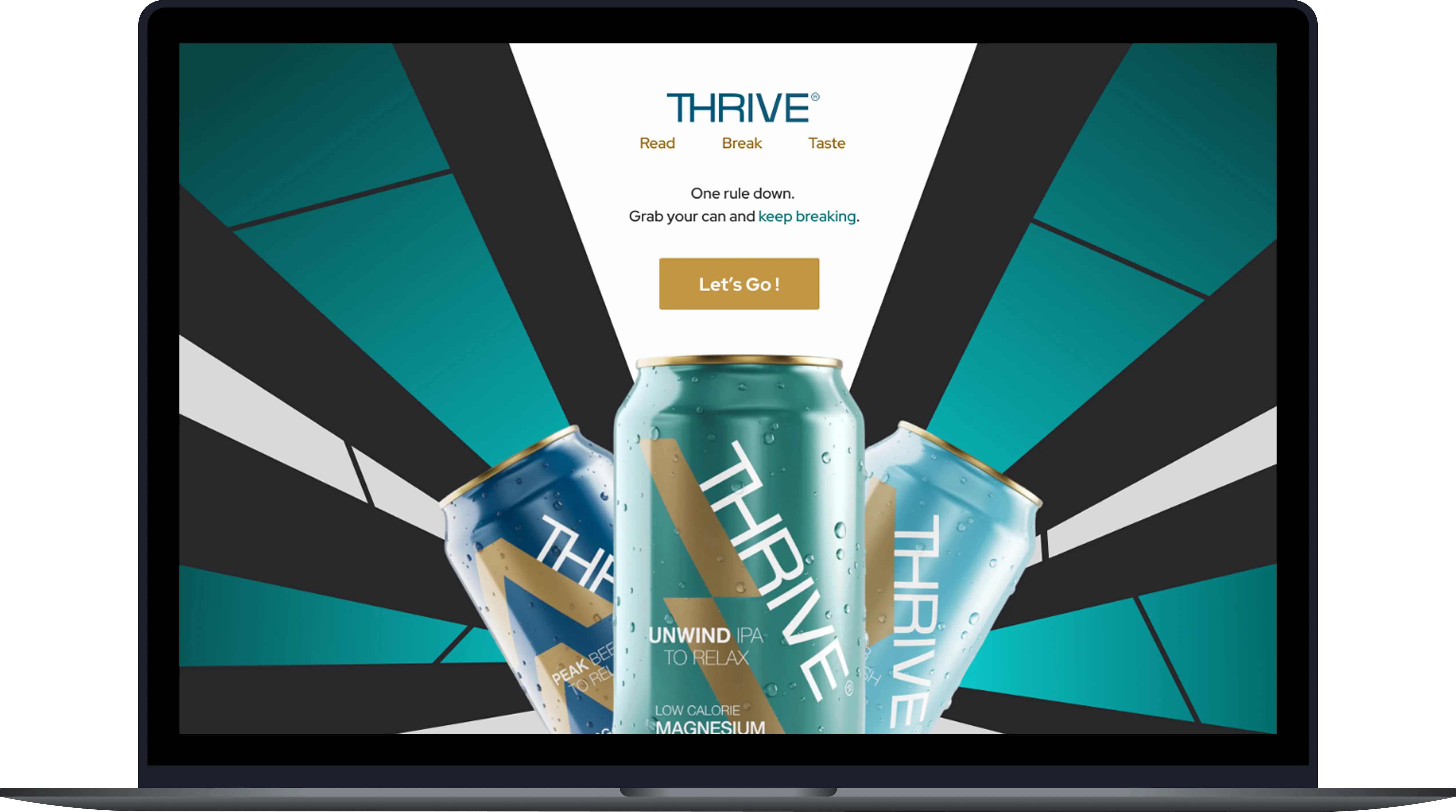 Thrive campaign interaction screens